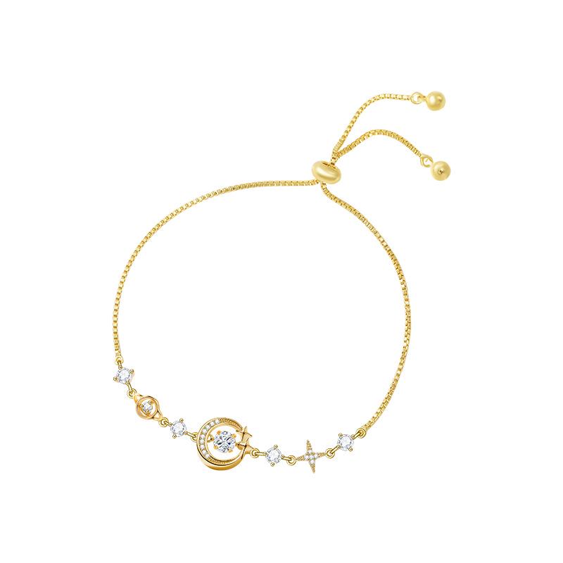 Shining Pearl Zircon Bracelet - Elegant, Versatile, and Trendy Design Copper Alloy