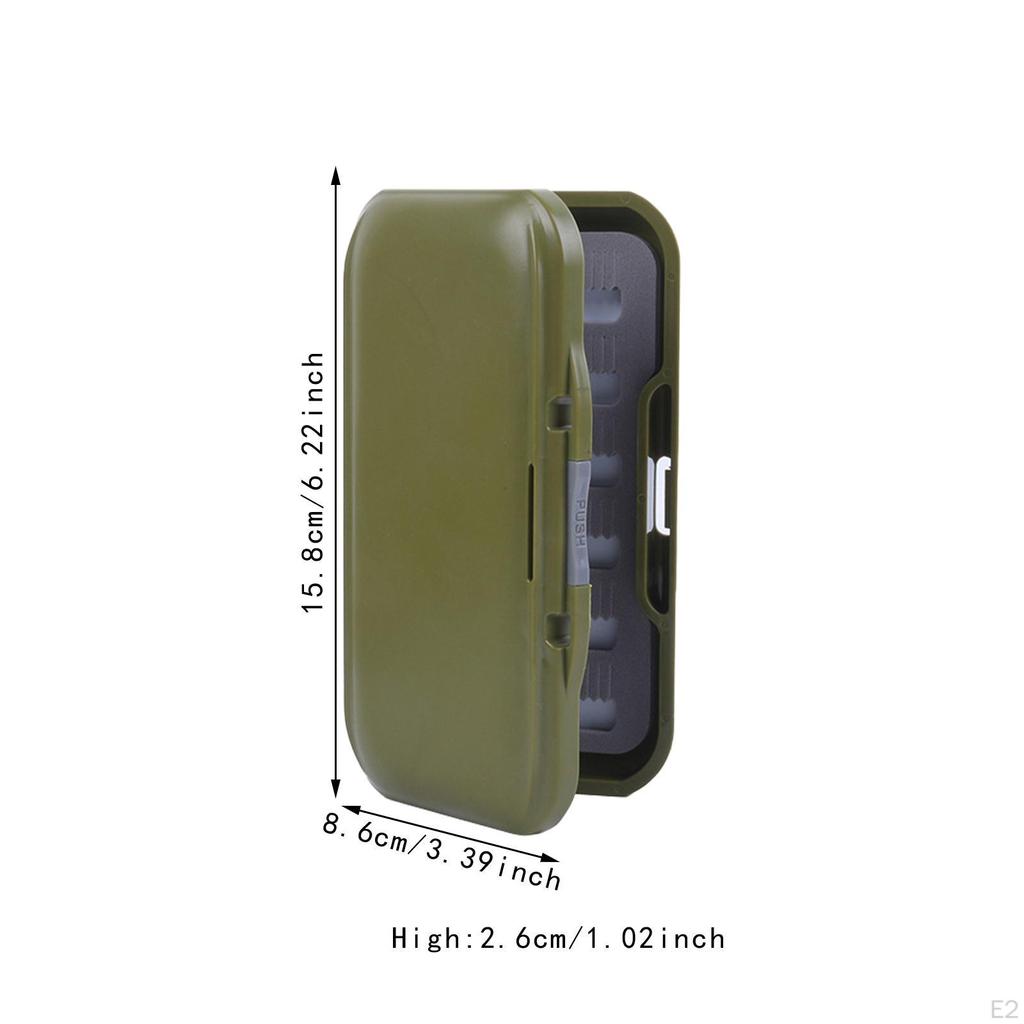 Compact Double Sided Container for Fly Fishing Hooks