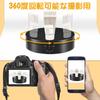 Rotating Compact Electric Turntable with 3kg Load Adjustable Low for and Photography L'QECTED 360-Degree Table, 13.8cm Diameter, Capacity, Angle,