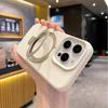 Liquid Silicone Phone Case With Magnetic Mount Stand IPhone 16 Pro Max 15 14 13 Series Soft TPU Cover Anti-Slip Shockproof
