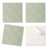 Set of Self-adhesive Vinyl Tiles with Print for the Living Room, Plant Leaf Pattern, 9x30x30 Cm