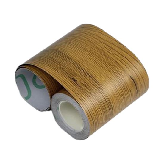32.8FT Wood Grain Wallpaper Border Peel And Stick PVC Border Wall Decor Removable Waterproof Bathroom Mirror Frame Sticker for Bathroom Kitchen