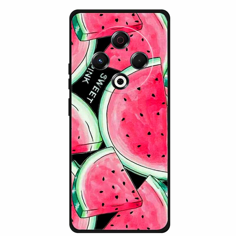Coque For Tecno Spark 30 4G Case 6.78" Cartoon Cat Black Silicone Soft Back Cover Case For Tecno Spark 30 Case Spark30 Funda Bag