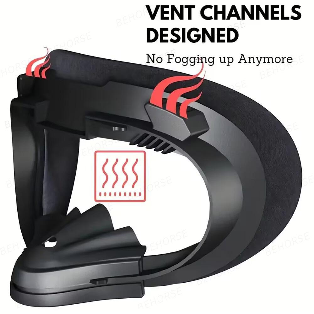 Facial Interface Face Bracket for Meta Quest 2 Breathable Foam Pad Face Mask Cover Replacement for Meta Quest 2 VR Accessories