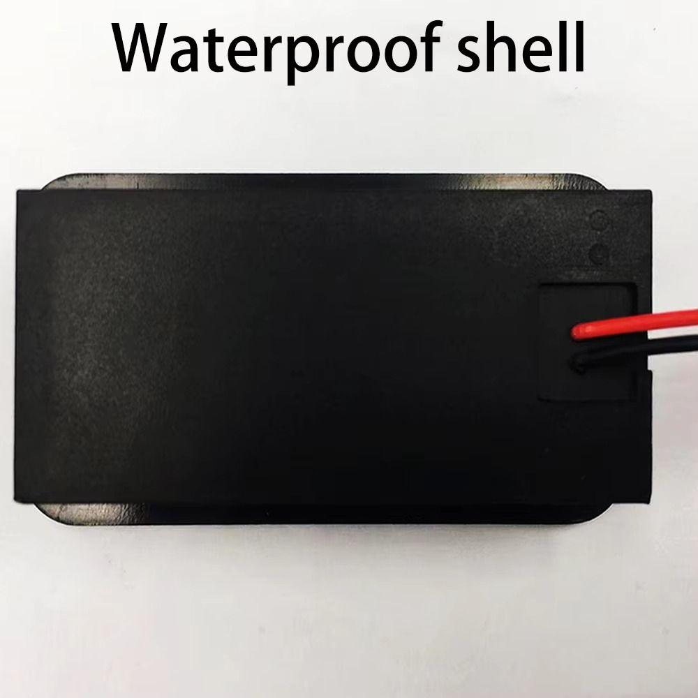 Buzzer Alarm Battery Voltage Meter IPX7 Waterproof Battery Monitor Temperature Meter  Electric Bike