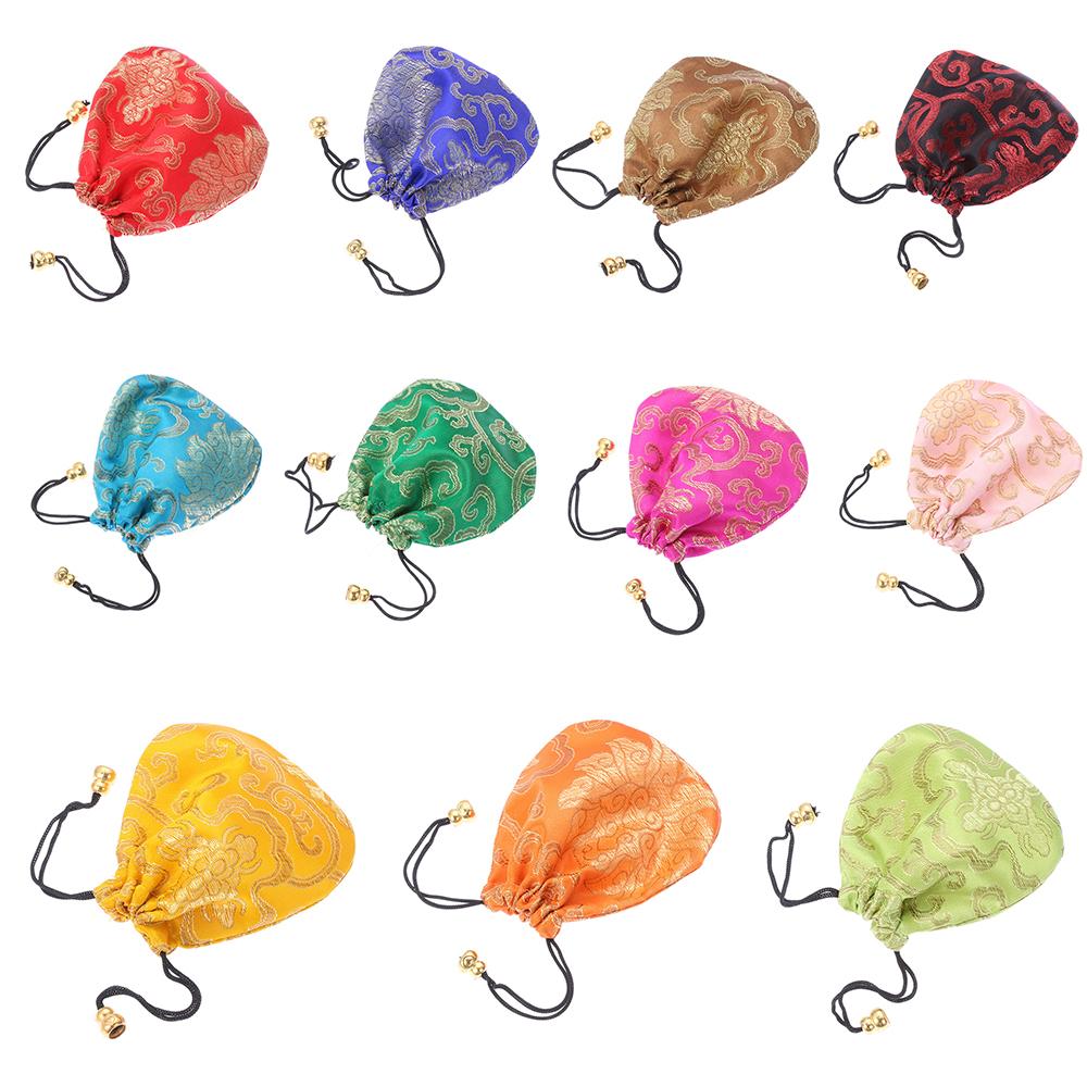 

Handbags Wedding Favors Silk Auspicious Cloud Drawstring Lucky Bag Gift Storage Jewelry Pouch