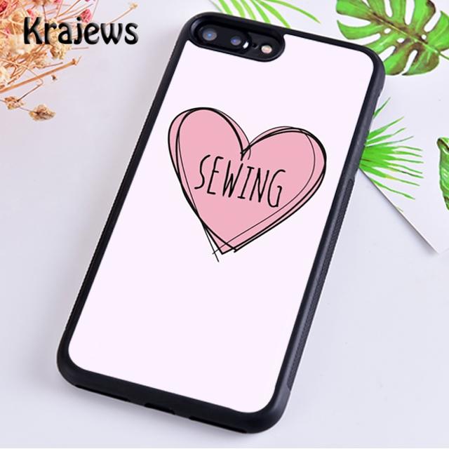 love Sewing Machine Pattern For iPhone 17 Air 16 Phone Case Cover 15 14 plus 12 13 pro max coque Fundas