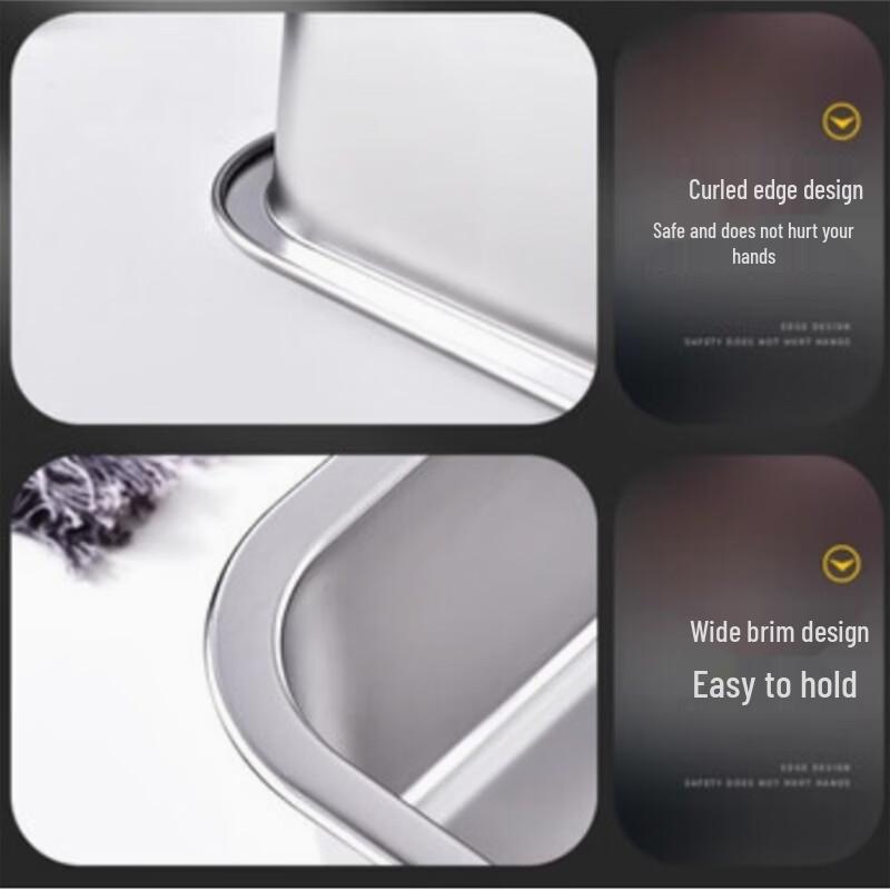Yidengxia Stainless Steel Rectangular Buffet Pan