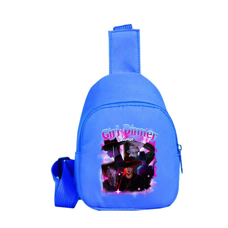 Casual Children'S Breast Bag Animation Cartoon Printing Fashion Boys And Girls Crossbody Bag Change Small Backpack