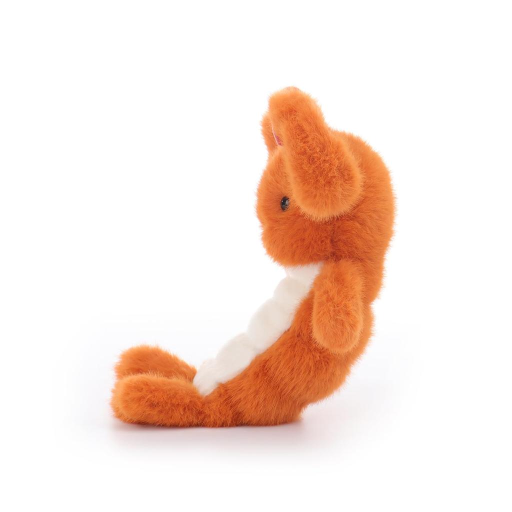 Apricot Lamb Lazy Lobster Plush Toy for Kids, Soft and Cute, Fluffy Lazy Lobster for Girls and Boys, 22cm