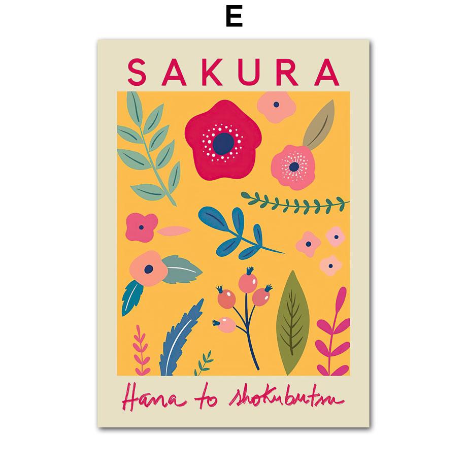 Nordic Poster Und Drucke Abstrakte Bunte Blume Vase Vintage Wand Kunst Leinwand Malerei Wand Bilder Für Wohnzimmer Dekor