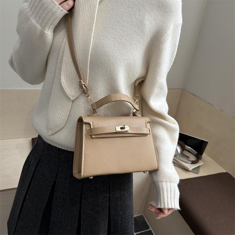 Damen Mode Kleine Quadratische Handtasche Tragbar Einzelne Schulter Crossbody Tasche