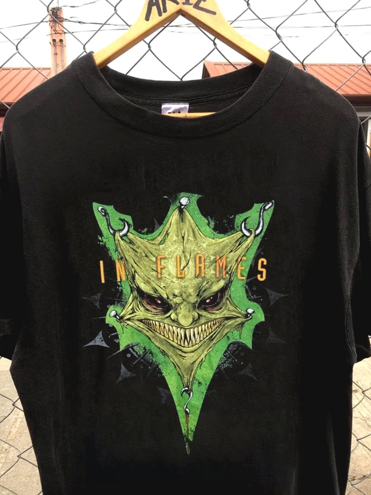In Flames metal band tee 100% cotton unisex t-shirt QT6604 XXXL