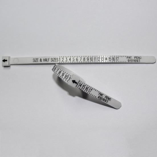 Men Women Ring Sizer Official UK/US Finger Measure Gauge Jewelry Accessories