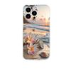 Beautiful Seaside Beach iPhone17ProMax/16plus/15/14/13/12/11 Literary Style Mobile Phone Case
