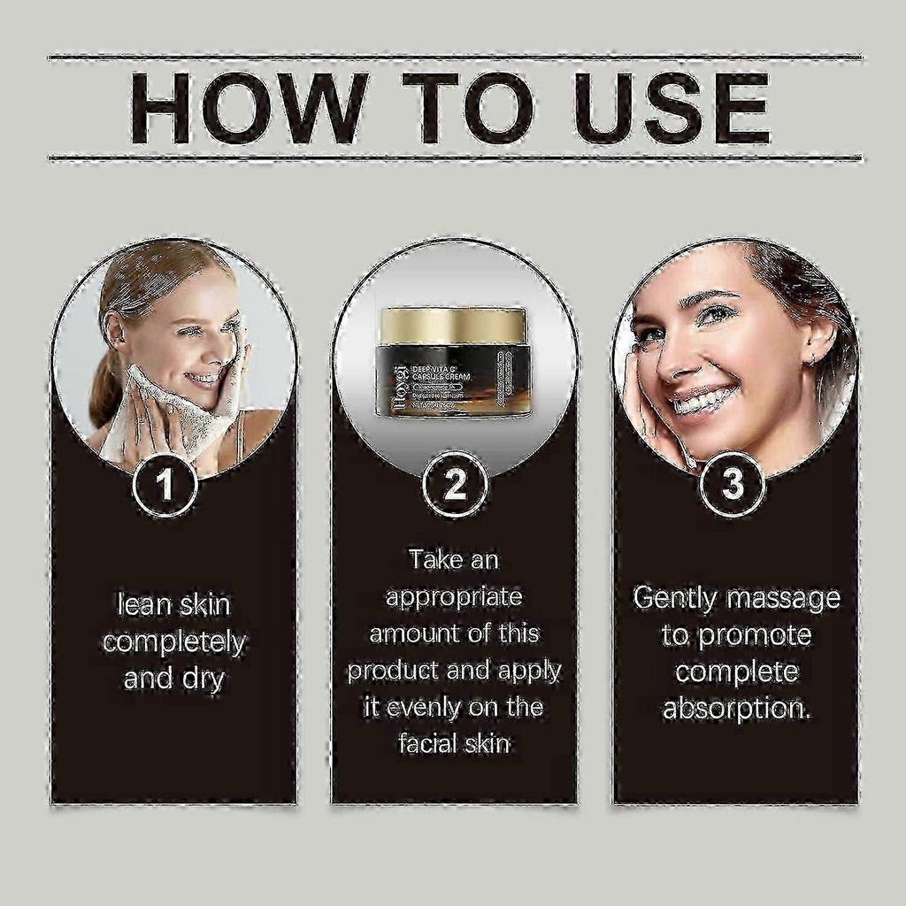 Deep Vita C Creme, Anti-Falten Vitamin C für Glow