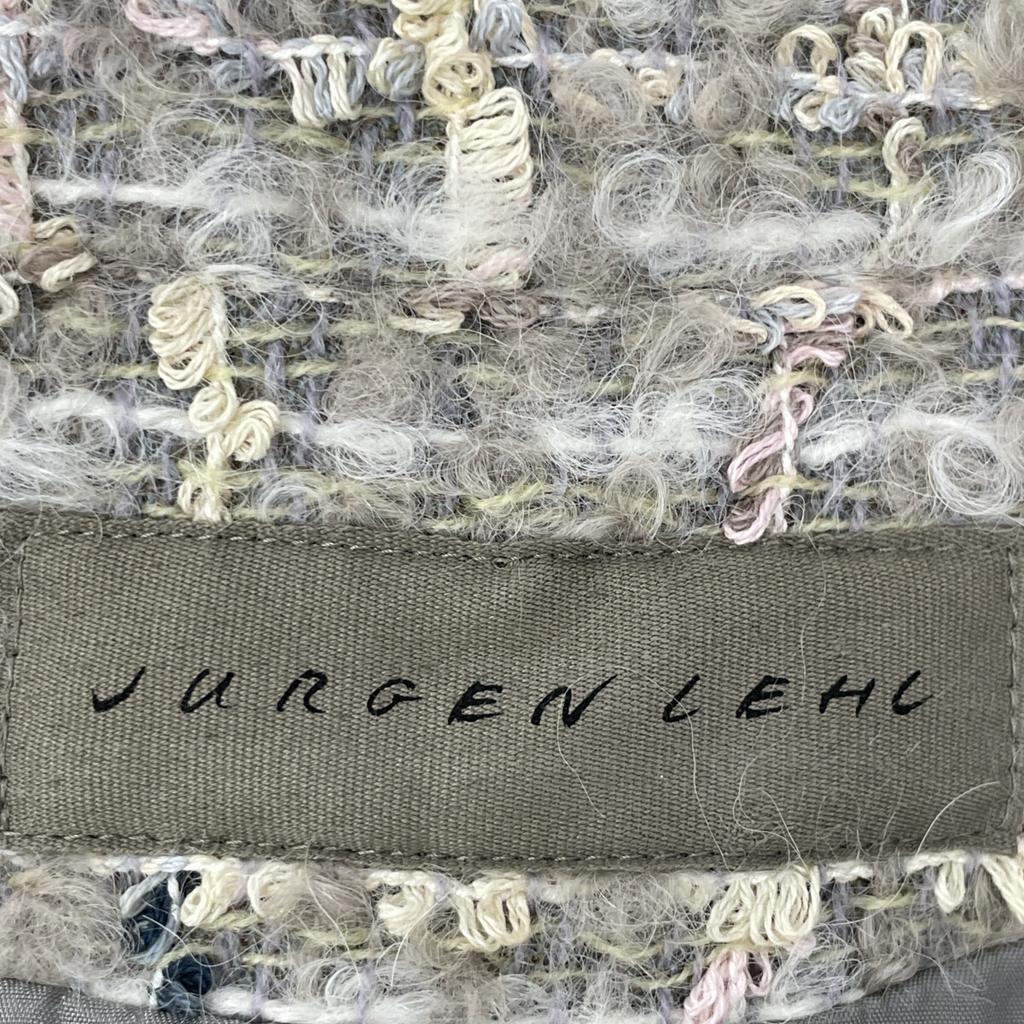 JURGEN LEHL J0144FJ632 24AW Gray Kasuri Roof Tweet Jacket Jacket M grayUsed