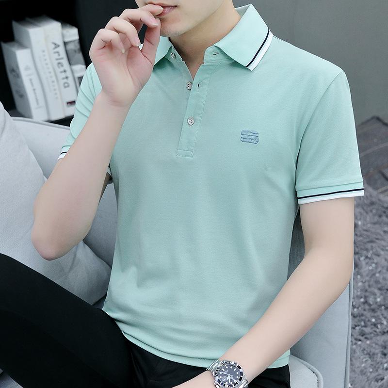 2026 Men's Short Sleeve Polo T-Shirt, New Style Lapel Casual Top