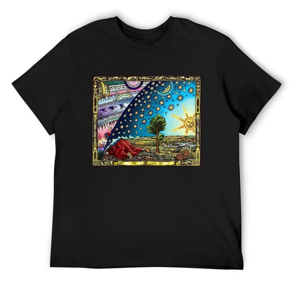 Flammarion Engraving T-Shirt Louboutins new edition graphic t shirt vintage mens graphic t-shirts anime
