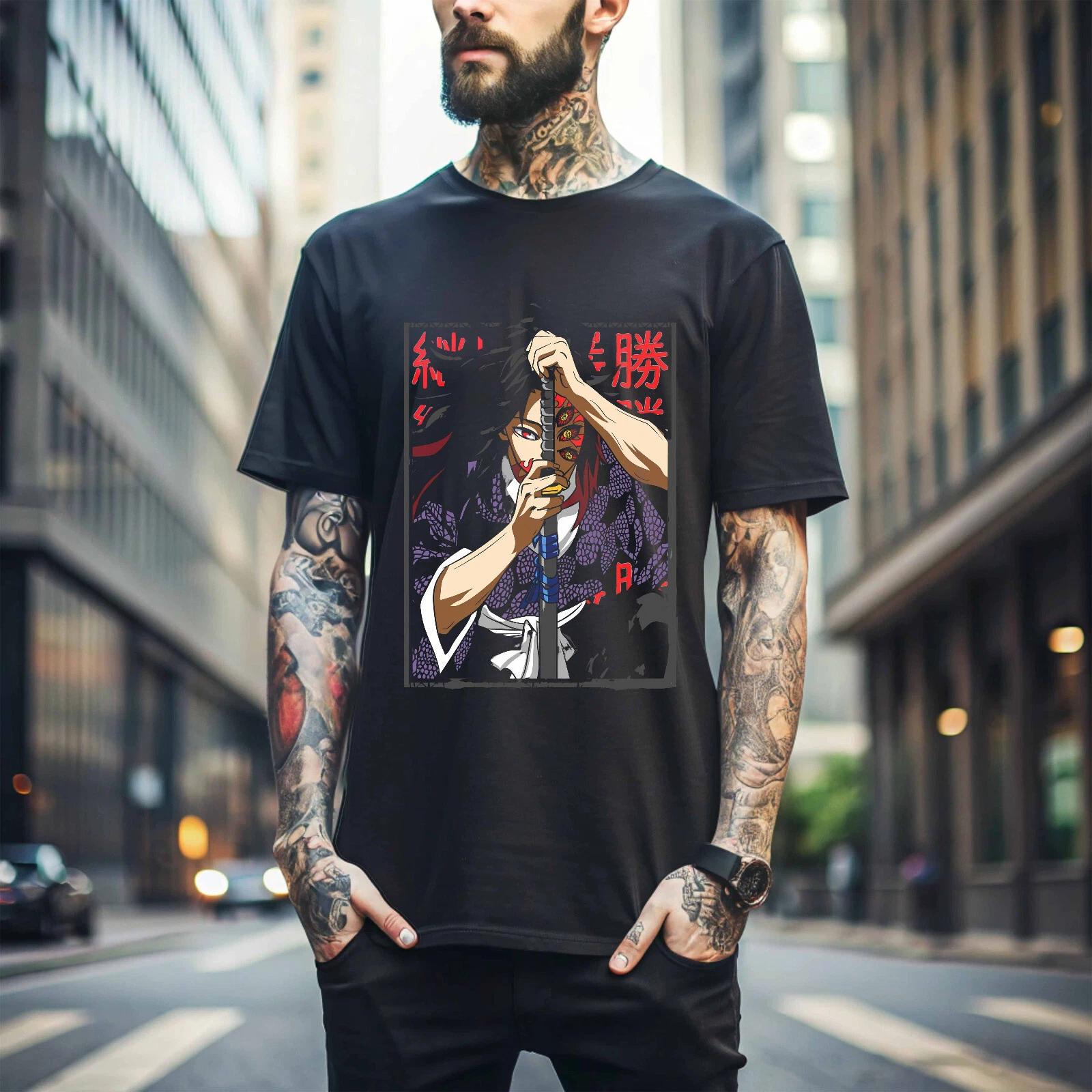 MENS WOMENS Kokushibo Demon Slayer T-Shirt,Kimetsu No Yaiba,Anime,Manga,Nezuko,Tanjiro 103 S