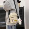 2025 Summer New Messenger Bag Cute Cartoon Korean Go Out Portable Bag Change Bag Messenger Mobile Phone Bag