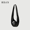 Oil Wax Skin Dumpling Bag Retro One-Shoulder Cross-Body Soft Leather Large Capacity