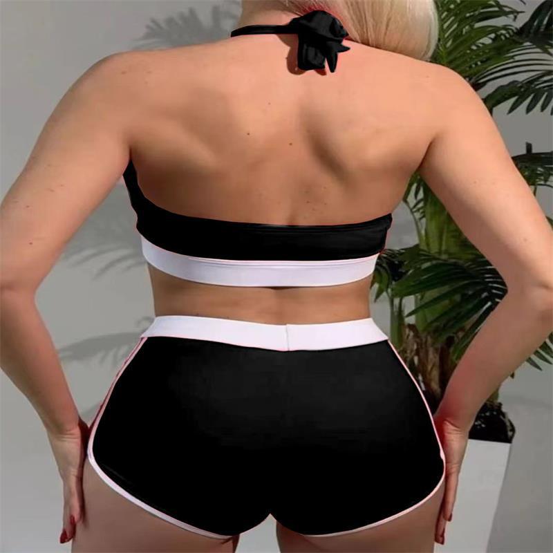 2026 High-Waisted Halter Bikini - Slimming Swimsuit for Large Busts