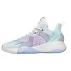 Bubble Bomb Basketballschuhe Damen Low Top Flach Strandgrün/Lotuslila/Elfenbeinweiß 122211603Q-1