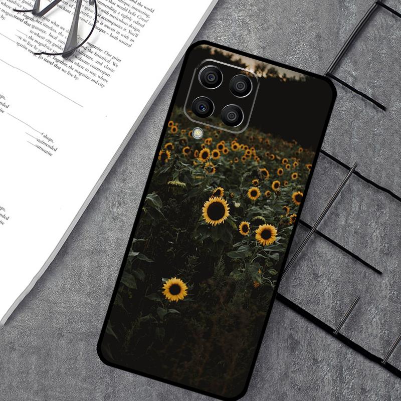 Sunny Sunflower Case For Samsung Galaxy M54 M32 M52 M15 M11 M12 M13 M14 M06 M16 M36 M56 M31 M53 M35 M55 M34
