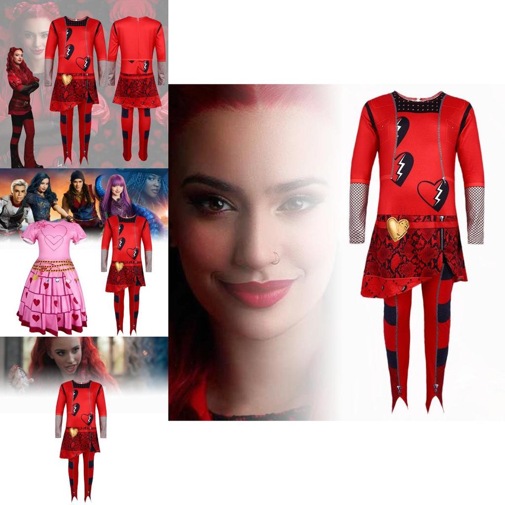 Colorful Comfortable Descendants Cosplay Bodysuit For Halloween Stage Performances