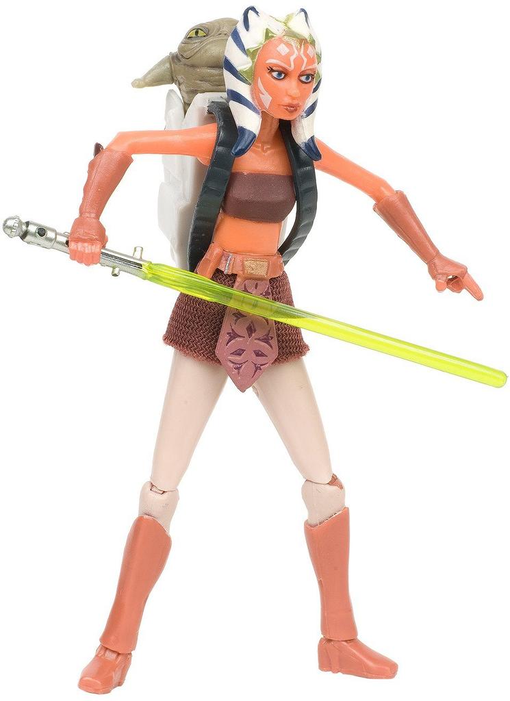 Star Wars Clone Wars Animated Action Figure 9 Ahsoka Tano with Rotta the Huttlet No.