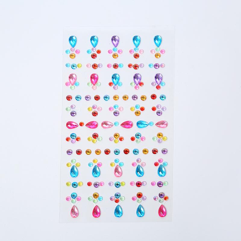 Custom Diamond Princess Gem Stickers for Kids