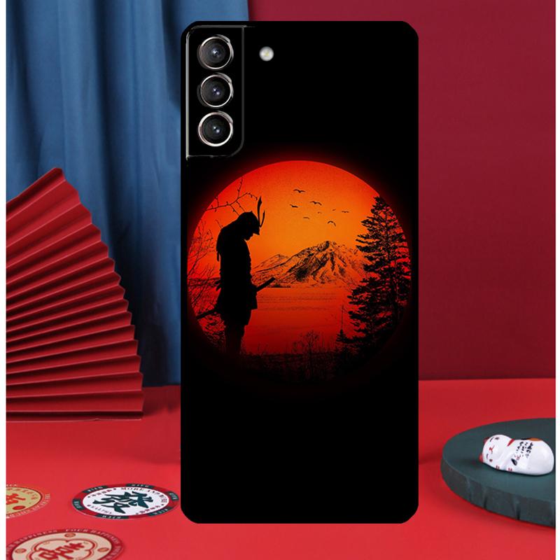 Japan The Samurai Ninja Phone Case For Samsung Galaxy S25 Ultra S9 S10 S20 S21 FE S22 S23 Plus S24 Ultra Back Cover