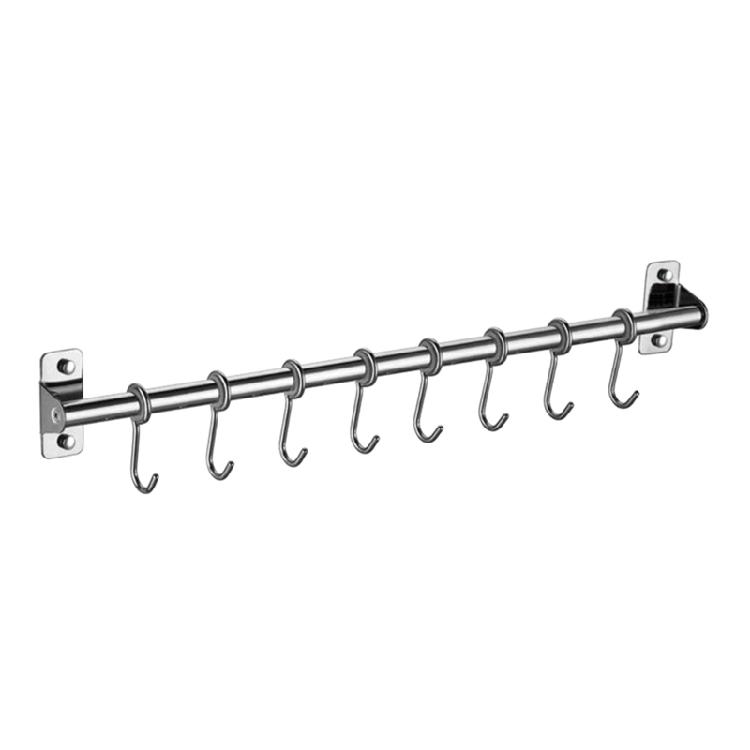 Stainless Steels Wall Mounted Hangers Efficient Clothes Storage Rack Coat Hook with Removable Hook Bathroom Supplies