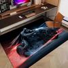1pc Office Carpet Chair Mats Batman Motorcycle Speed Perfect for Office Chairs, Living Rooms, Or Bedrooms,Polyester Carpet.HDT211