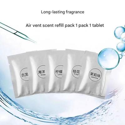 Air Freshener Tablets Refill Solid Perfume Aromatherapy Tablets Car Air Vent Fragrances Flavor Diffuser Car Interior Accessories