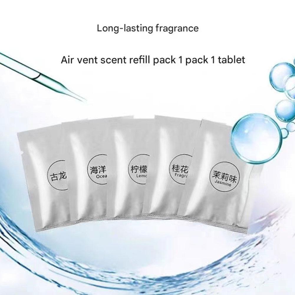 Air Freshener Tablets Refill Solid Perfume Aromatherapy Tablets Car Air Vent Fragrances Flavor Diffuser Car Interior Accessories