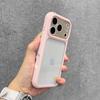 Turn to 17 Transparent Candy Color Frame DIY Phone Case For iPhone 17 Pro Max Air 11 13 14 12 15 Pro 16 Plus Acrylic Back Cover