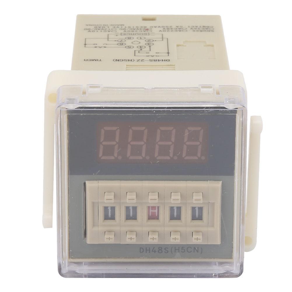 

O111ROM DH48S2Z LCD Display Time Timer Delay Relay 8 Pins 0.01S9999H (220VAC)