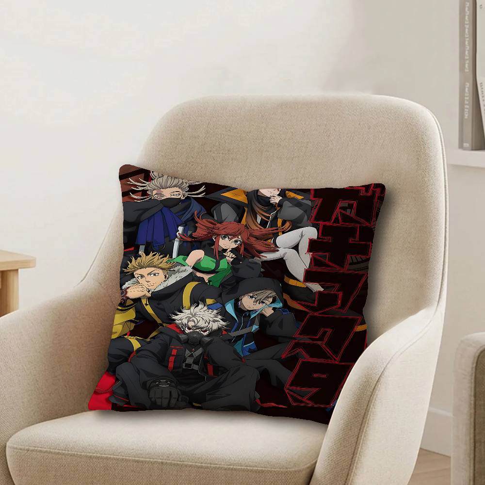 Hot Cool Anime GGachiakuta Cushion Cover Inches Farmhouse Decor Home Throw Pillow Covers for Couch Decorations