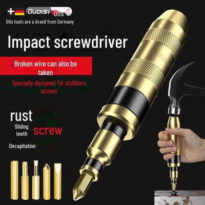 Impact Screwdriver Set for Rusty Screws with Sleeves