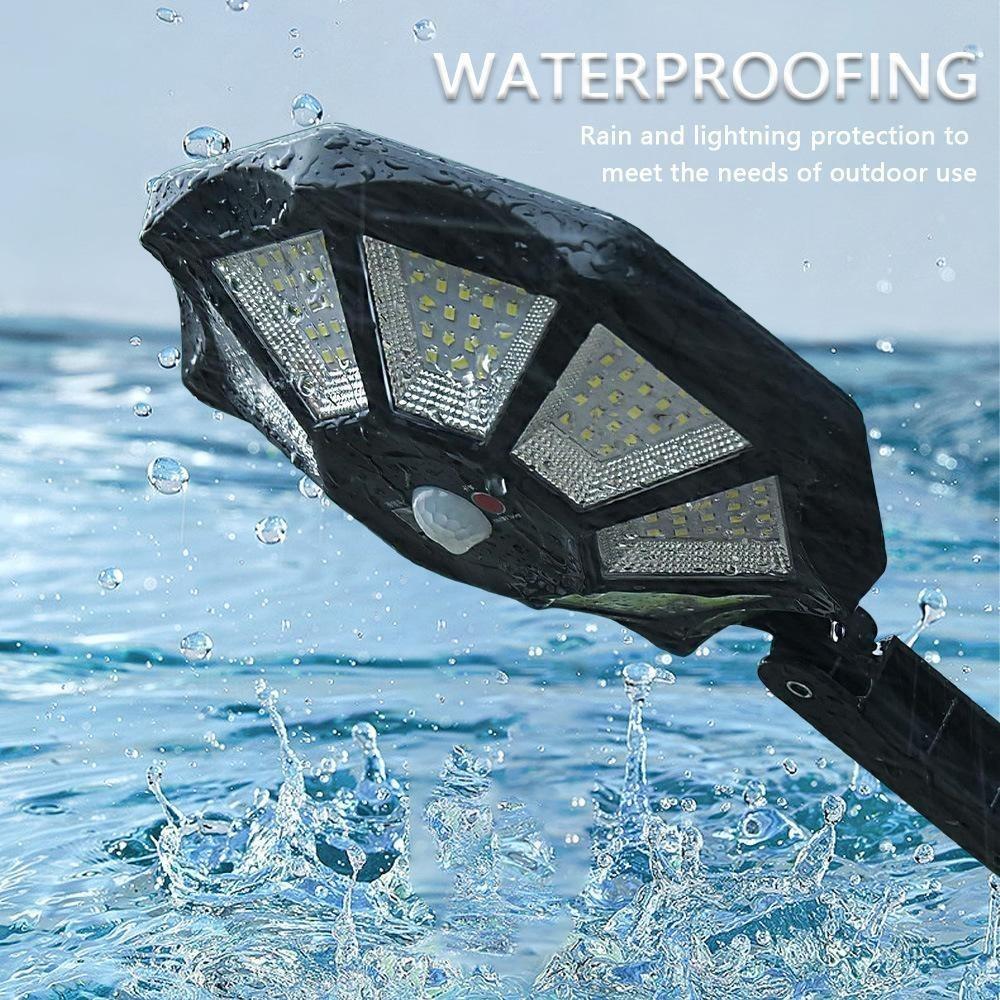 168LED Solar Light with Motion Sensor Outdoor Street Lights 8 Light Powered Outdoor Light Motion Sensor for Yard Street Lamp