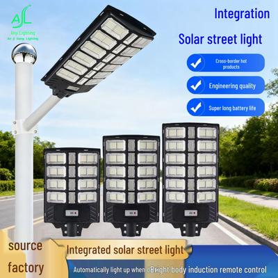 Solarbetriebene Straßenleuchte mit Bewegungssensor und hoher Helligkeit für Außenhöfe