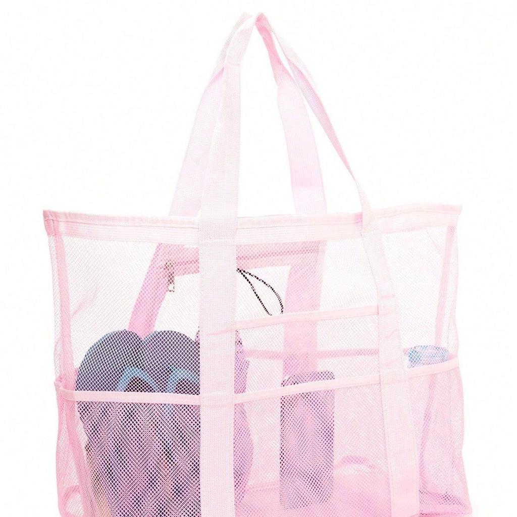 Strandtasche Große Kapazität Spielzeug Netz Schwimmtasche Multifunktional Reise Tragbar Schulter Strandtasche Badeanzug Aufbewahrungstasche