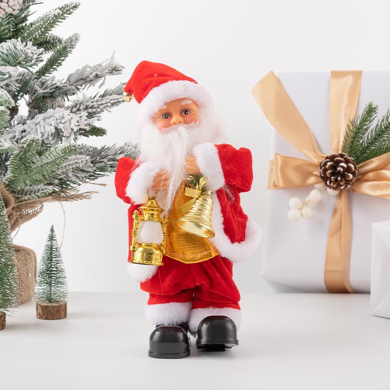 Electric Climbing Ladder Santa Claus Toy for Kids' Christmas Decoration