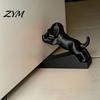 Healing Desk Ornament for Decor 3D Printed Cartoon Dog Door Stopper, Cute Animal Holder, Environmentally Friendly PLA Holder Non-Slip Wedge Floor Wall