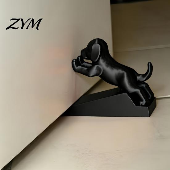 Healing Desk Ornament for Decor 3D Printed Cartoon Dog Door Stopper, Cute Animal Holder, Environmentally Friendly PLA Holder Non-Slip Wedge Floor Wall