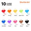 Shuttle Art Dot Marker Set of 10 For Kids Pens, Colors, 40ml, Water-Based, Washable,