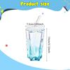 Convenient Glass Cup with Lid, Included, Versatile for Drinking, Easy To Clean, Stylish Design,