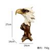 Amerikanische Retro-Simulation Tierkopfstatue Wolf Löwe Tiger Adler Pferd Skulptur Home Wohnzimmer Schlafzimmer Bücherregal Dekoration